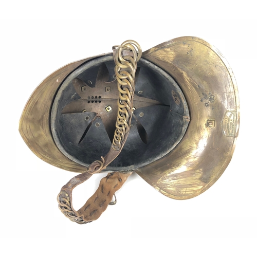 Victorian / Edwardian Town or Factory Merryweather Pattern Brass Fire ...