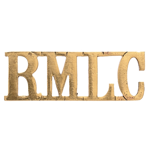RMLC Royal Marine Labour Corps shoulder title badge c. 1917-19. Good ...