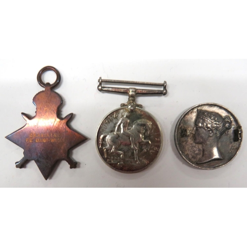 Three Various Medals consisting 1879 South Africa medal, brooched ...