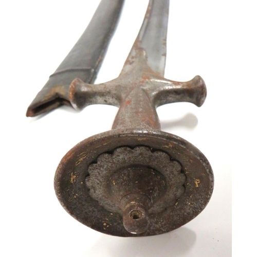 Early 19th Century Indian Tulwar Sword 30 1/2 inch, single edged ...