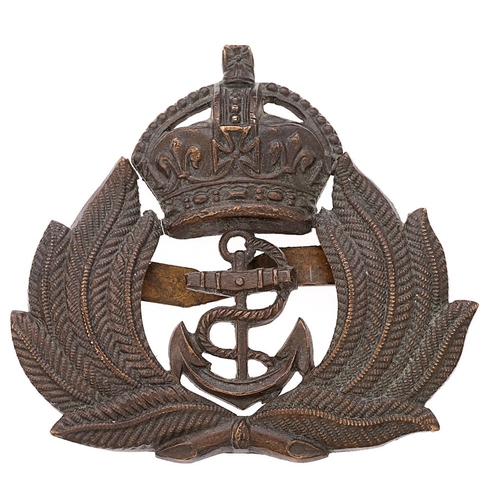 Royal Naval Division Officer RND OSD cap badge c. 1915-18. Good scarce ...