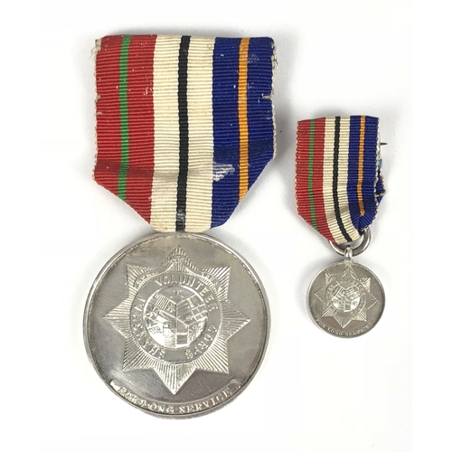 261 - Armoured Car Company, Shanghai Volunteer Corps Long Service Medal and items.  Good scarce example en... 
