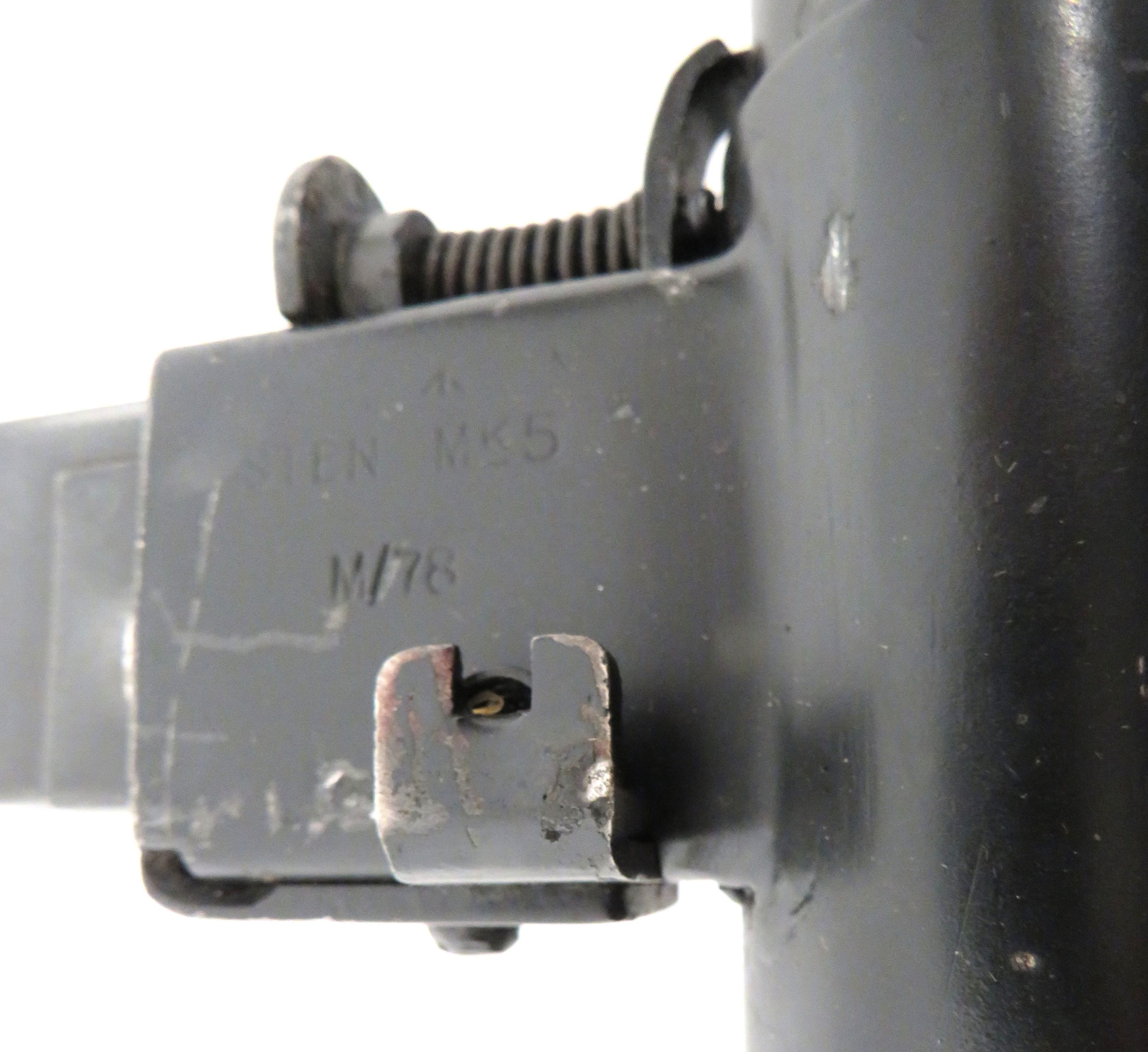 Deactivated MK5 Sten Gun9 mm, 7.75 inch barrel. Short barrel shroud ...