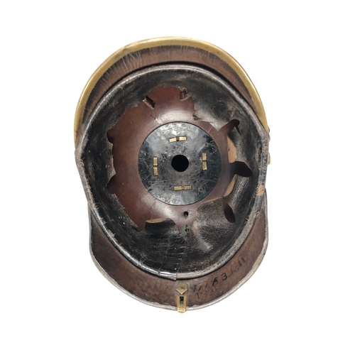 Imperial German WW1 Saxon Reserve Pickelhaube. A good and scarce ...