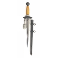 German Third Reich Luftwaffe 2nd pattern Officer's dagger with knot by ...