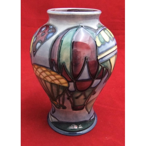 92 - Moorcroft “balloons” vase, marked to base, 16cms in height