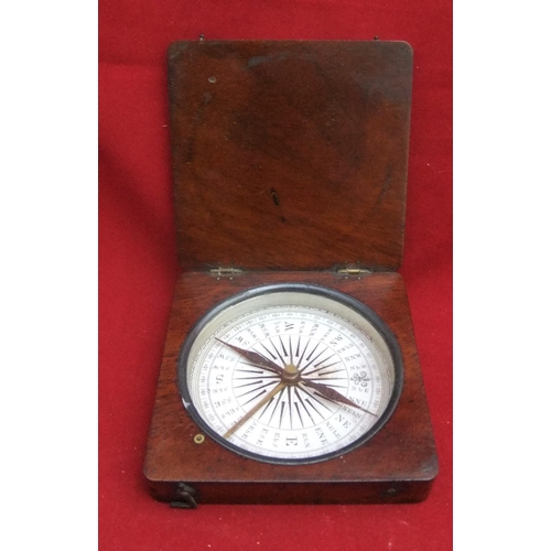 178 - Cased antique mahogany compass.

P&P - UK - £10+VAT, EU £15+VAT, RoW £25+VAT