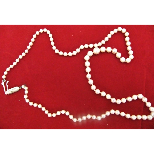 134 - 2 cased vintage pearl necklaces, 1 with 9ct gold clasp

P & P – UK £10+VAT, EU £15+VAT, RoW £25+VAT.