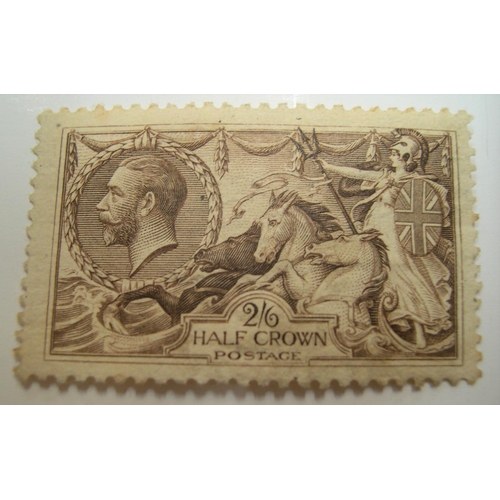 89 - George V 1918 2s 6d seahorse - MINT