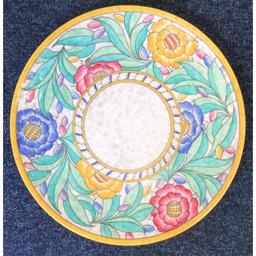 105 - Large Charlotte Rhead charger, 37cm in diameter