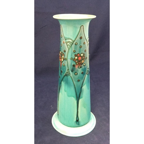 107 - Tall Minton Art Nouveau vase with impressed marks 3651 & No 1

29cm high