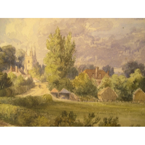 864 - J J Fisher 1850s watercolour 