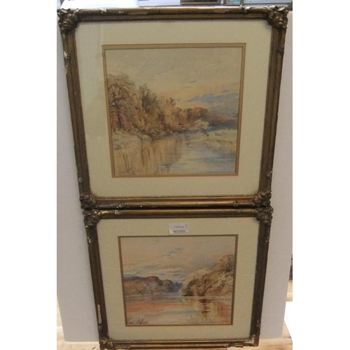 884 - William CALLOW (1812-1908) Pair of 1853 watercolours 