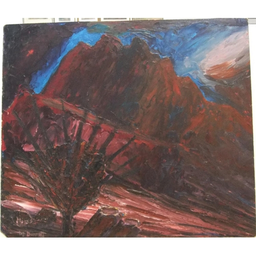 860 - Edwin James DUMMETT (1906-1989) 1973 impressionist oil on board, 