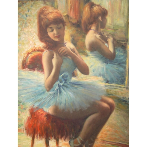 892 - Indistinctly signed 1940s oil on board, 