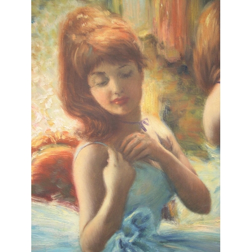 892 - Indistinctly signed 1940s oil on board, 