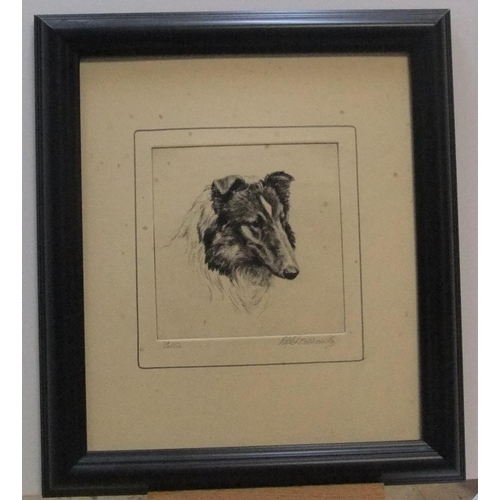 485 - Ronald Basil Emsley WOODHOUSE (1897-?) etching 