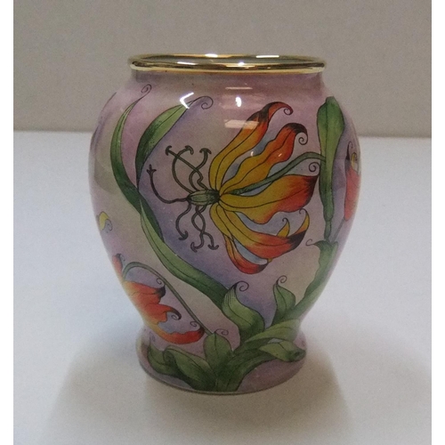 161 - Boxed, miniature Moorcroft vase,

8 cm high

Good condition, without faults