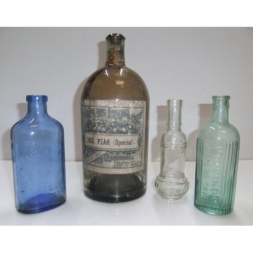 189 - 4 differing early 20thC Chemist bottles