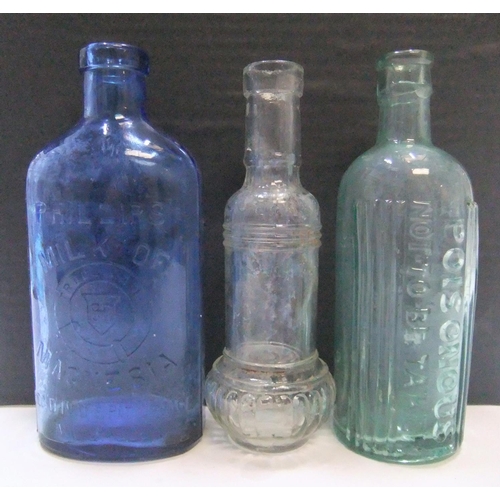 189 - 4 differing early 20thC Chemist bottles