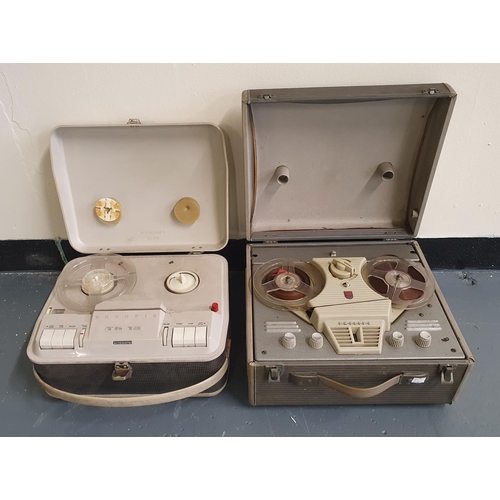 80 - 2 vintage reel to reel players