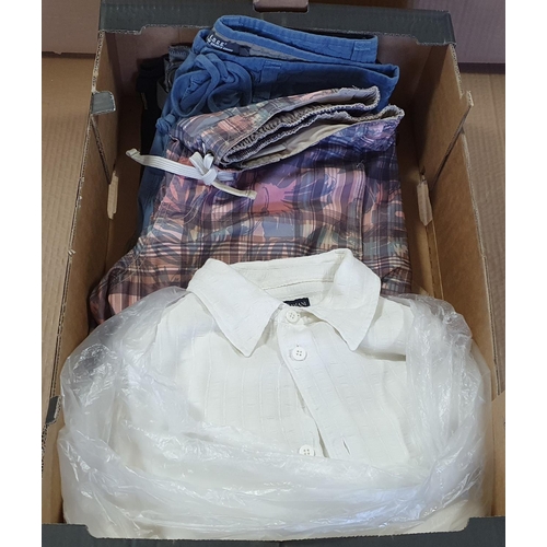 98 - 2 boxes of ladies & children's clothes, some from Armani & Next etc, (Qty)