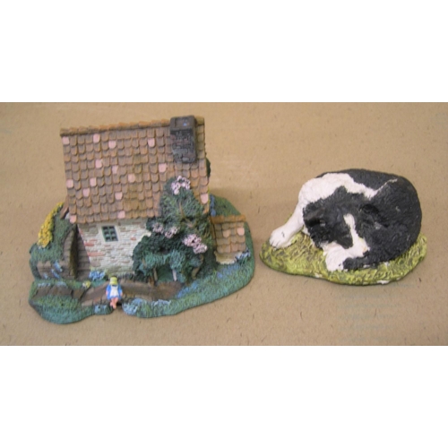 21 - Collection of Country Artists style collectables including Tawny owl, Cockerel etc,

All appear in g... 