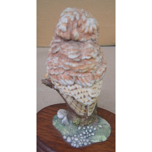 21 - Collection of Country Artists style collectables including Tawny owl, Cockerel etc,

All appear in g... 