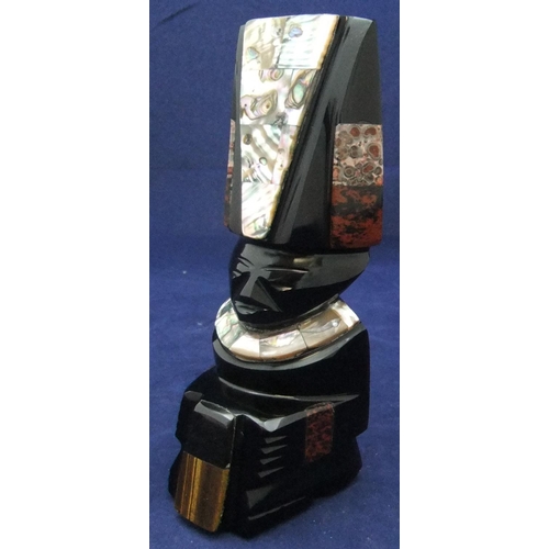 95 - Aztec hardstone totam souvenir from Mexico

16cm high