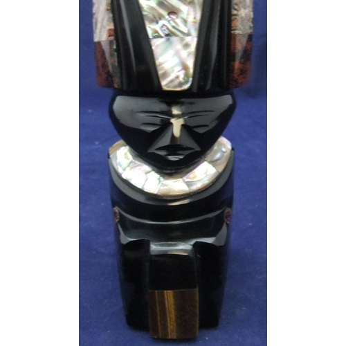 95 - Aztec hardstone totam souvenir from Mexico

16cm high