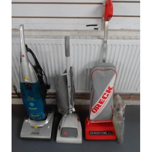 178 - 3 various vaccum cleaners (1 with additional bags) all in good, clean condition, all believed to be ... 