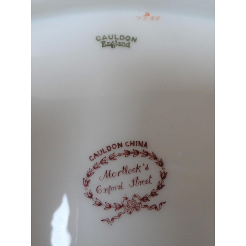 133 - Cauldon floral dish in oval form decorated by floral bouquets ,

27 cm long