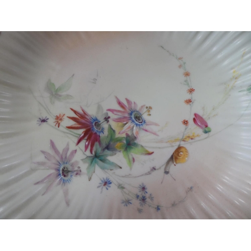 180 - Eight various pieces of Royal Worcester, mainly blush ivory examples (8)

One plate signed 