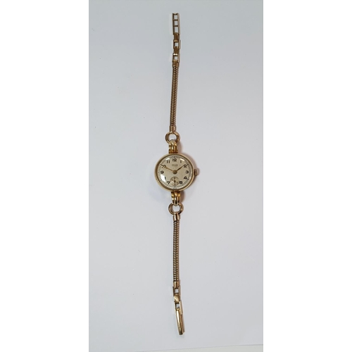 214 - Ancre Swiss made ladies vintage cocktail watch