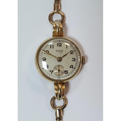 214 - Ancre Swiss made ladies vintage cocktail watch