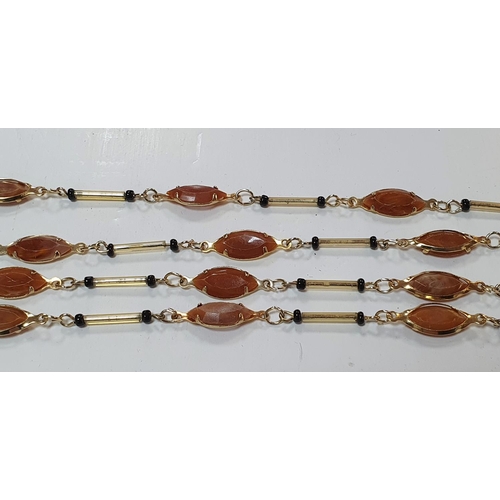 222 - Fine quality, ladies costume jewellery necklace 61 cm long