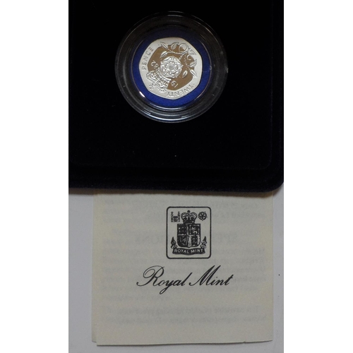 236 - Royal Mint 1982 silver proof 20p with COA