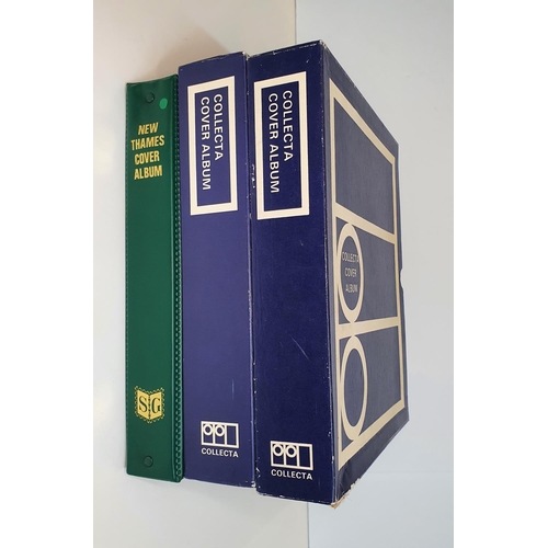 246 - 3 albums of approx 130 QE II, FDC 1960s to early 1980s & 19 packs of unused, mint GB sets and also J... 