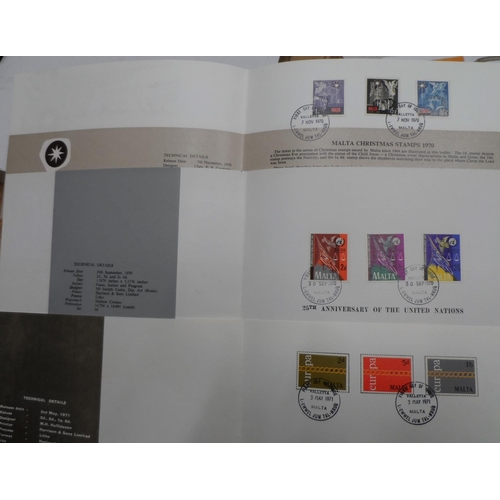 246 - 3 albums of approx 130 QE II, FDC 1960s to early 1980s & 19 packs of unused, mint GB sets and also J... 