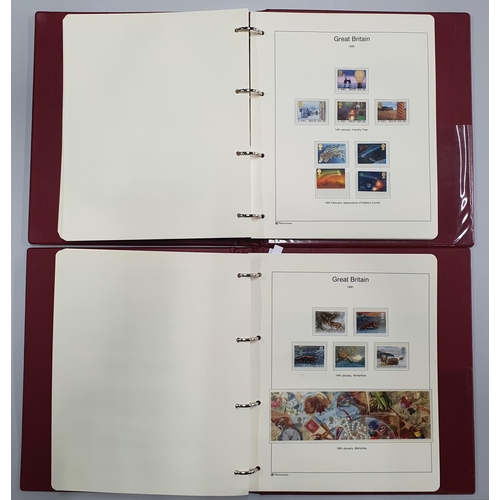 247 - QEII 1971 to 1994 over 2 albums with approx 160 unmounted mint sets