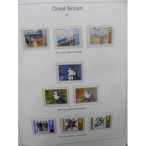 247 - QEII 1971 to 1994 over 2 albums with approx 160 unmounted mint sets