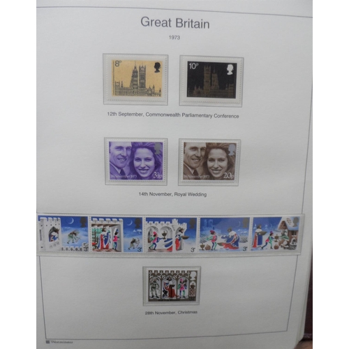 247 - QEII 1971 to 1994 over 2 albums with approx 160 unmounted mint sets