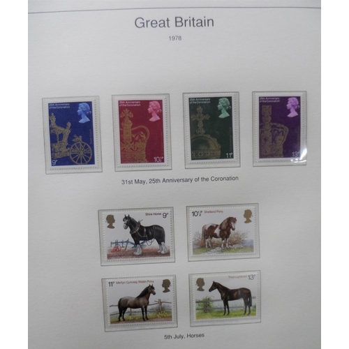 247 - QEII 1971 to 1994 over 2 albums with approx 160 unmounted mint sets