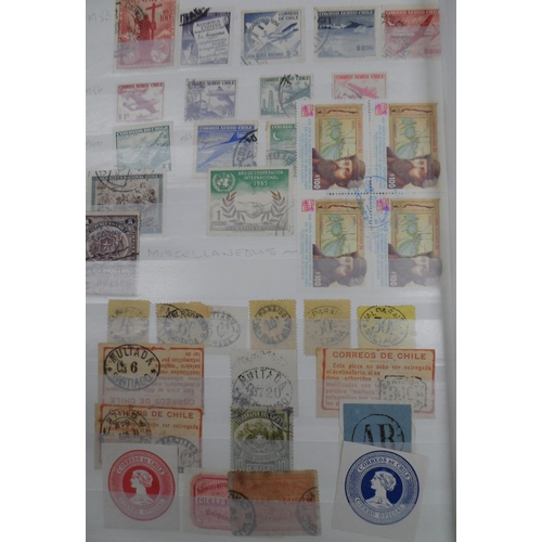 256 - Red world album mainly with South & central American with many early examples and high value early i... 