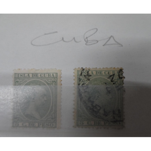 256 - Red world album mainly with South & central American with many early examples and high value early i... 