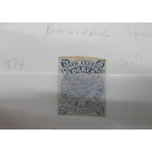 256 - Red world album mainly with South & central American with many early examples and high value early i... 