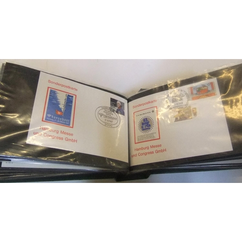 257 - 1 album of approx 45 German 1980s FDC & 2 1960s USA FDC