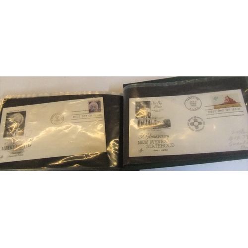 257 - 1 album of approx 45 German 1980s FDC & 2 1960s USA FDC