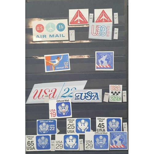 261 - Good album of unused postal cut-outs