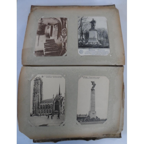 264 - Superb 1920/30s album of mainly Belgium landscapes (Ostend, Bruges, Waterloo, Antwerp etc) & a few o... 